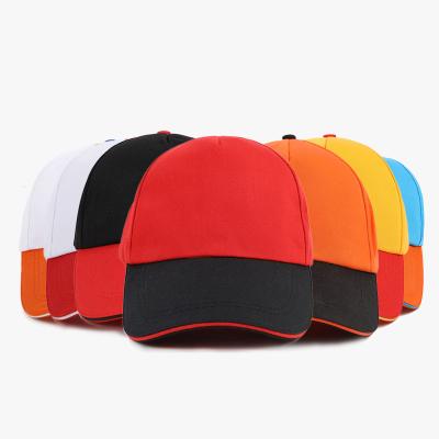 China JOINT Logo Activity Baseball Hat Custom Breathable Sun Block Brim Trucker Hat for sale