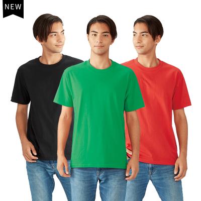 China Simple Design Oversize T-shirt Drop Shoulder Anti-wrinkle T-shirt Men's Cotton Quality Printing Custom T-shirts for sale