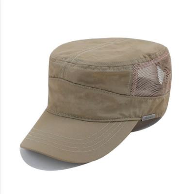 China Fashion Men's Premium Customized Embroidery Hat Army COMMON Customized Flat Top Jeep Military Caps Hats for sale