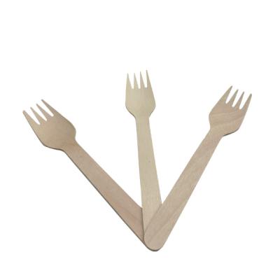 China Eco-friendly Biodegradable Disposable Wooden Utensils Alternative Bamboo Spoon And Fork Cutlery for sale