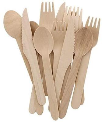 China Eco-friendly alternative disposable wooden spoon suitable for wholesale food hot and cold birch veneer, disposable wooden spoon for sale