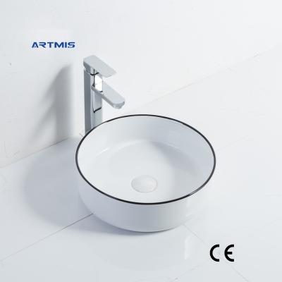 China Modern Cheap Made In China Round Countertops Basin Countertops Ceramic Art Wash Basin Tops For Sale for sale