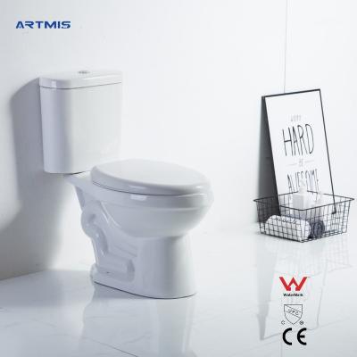 China Factory Price Hot Sale High Quality Sanitary Strap 300mm Bathroom Items 300mm Flush Mounted Siphonic Two Piece Toilet for sale