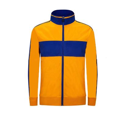 China 100%polyester quality new design 100%polyester cheap price football jacket set thai football tracksuit for sale