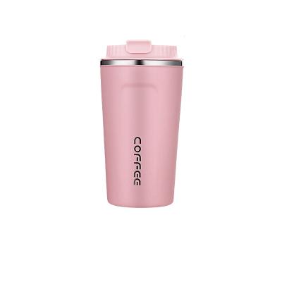 China Sustainable Custom Stainless Steel Double Wall Reusable Coffee Mug 380mlor510ml for sale