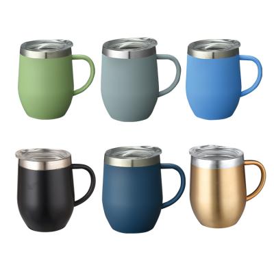 China Durable Double Wall Stainless Steel Coffee Cup Coffee Mug Vacuum Insulated Thermal Mug for sale