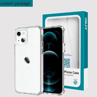 China 2021 New Upgraded Transparent Anti-drop Case For iPhone 13 Pro Max Shockproof Protect Case Custom Phone Case for sale