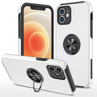 China Anti-fall 360 Rotation Ring Holder Magnetic Car Holder Phone Accessories For iphone 11 Pro Max Phone Case Cover for sale