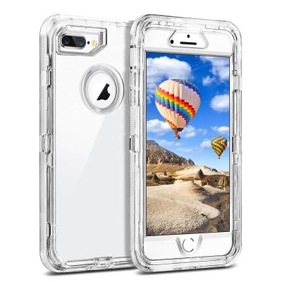 China Fashionable For iphone mini pro 3 xs 11 x12 Max Shockproof in 1 Clear TPU PC Cell Phone Case Hybrid Cover for sale