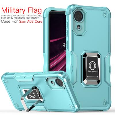 China Military Kickstand TPU Shockproof Dual Layer Hybrid PC Phone Case For Samsung S22 Full Function Full Cover Device For Samsung S22 Ultra for sale