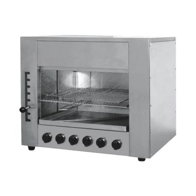 China Hotels Infrared Gas Kitchen Equipment Salamander Grill Oven With 6 Burner GB-16 for sale