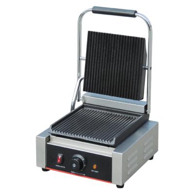 China Eco-friendly Wholesale Commercial Restaurant Equipment Single Plate 220V Plancha Grill / Cast Iron Pork Steak Electric Touch Grill for sale