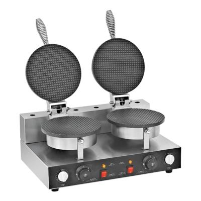 China High Efficiency Italian Waffle Cone Machine With Double Plate ZU-2 for sale