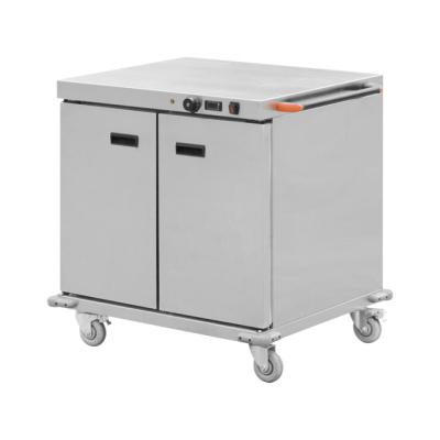 China 2021 Hot Sale Commercial Banquet Food Warmer Cart Stainless Steel Heated Standing Cabinet BN-940.R 960x730x885mm for sale