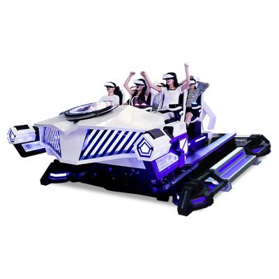 China 6 Players Aluminum 9D VR Arcade Game Machine Popular VR Simulator For Shopping Mall for sale