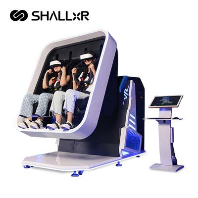 China ShallxR Arcade 9D VR Flight Simulator 2 360 Degree Seats Roller Coaster Reasonable Price for sale