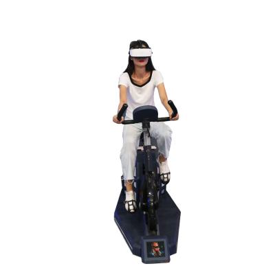 China Aluminum New Arrival High Technology Vr Machine Simulator 9D Game Fitness Equipment VR Electric Bike for sale