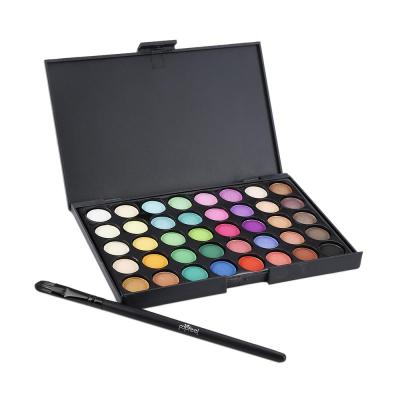 China 40 Colors Fashion Pearl Shimmer Earth Color Eyeshadow Matte Eyeshadow Palette Waterproof Makeup Palette for sale