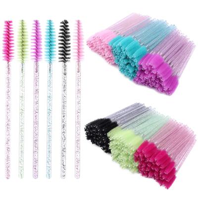 China Eyelash Extension Brush Disposable Stick Eyelash Crystal Brush Coil For Enlargement Eyelashes for sale