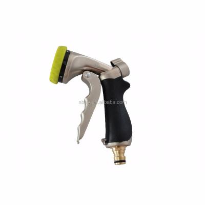 China Soft Handle Garden Hose Nozzle Spray Nozzle, Metal Water Nozzle with 10 Joints, Heavy Duty 7 Adjustable Watering Patterns - Slip Resistant for sale