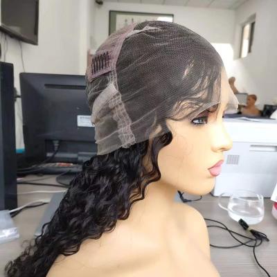 China Alia Free Loose Wave 360 ​​Full Lace Human Hair Wig High Quality Natural Color Hot Sale Human Virgin Wig Sample Full Lace Silky Straight Hair Wig for sale