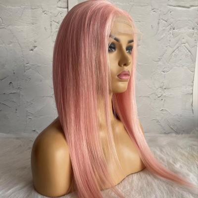 China Hot Selling Alia True Curly Wigs Curly Pink Lace Front Wigs High Quality Wig Hair Wholesale Price 13*6 Lace Headband for sale