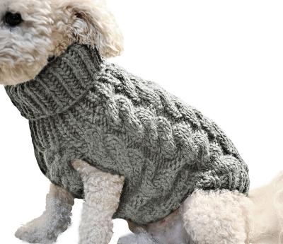 China Wholesale Stocked Dog Clothes Pet Winter Warm Sweater Clothes Coat New Style Winter Pet Fashion Pet Clothes for sale