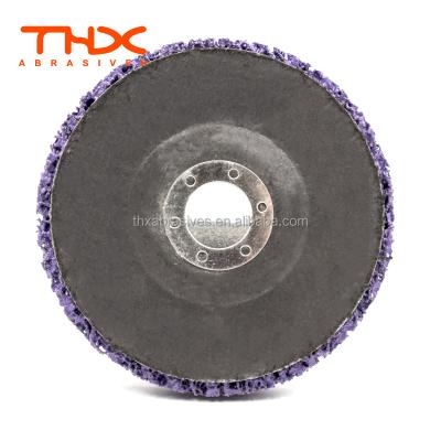 China Silicon Carbide Angle Grinder Stripping To Paint Poly Disc Stripping Disc For Orbital Sander for sale