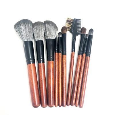 China Angular Blush Horse Hair Professional Private Label Makeup Brush Set for sale