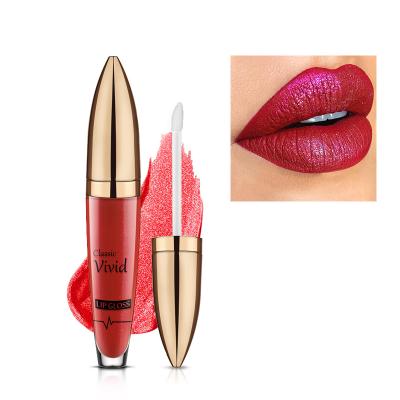 China Wholesale Waterproof Private Label Makeup Moisturizing High Quality Glitter Lip Gloss for sale