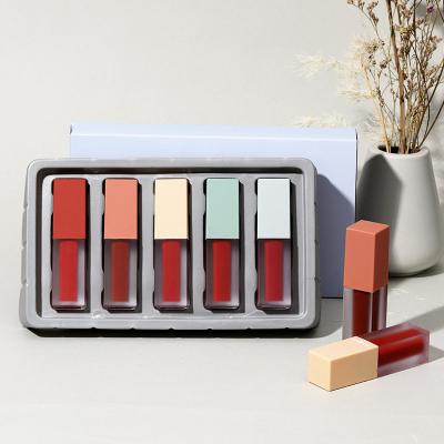 China Wholesale Waterproof Women Matte Lip Gloss Sets Bulk Vegan Lip Gloss for sale