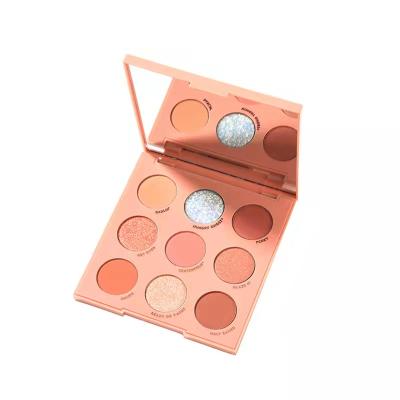 China Waterproof Hot Sale 9 Colors Customized High Quality Eyeshadow For Make Up for sale