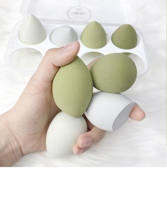 China Soft 4 Colors Soft Reusable Makeup Beauty Sponges Forms for sale