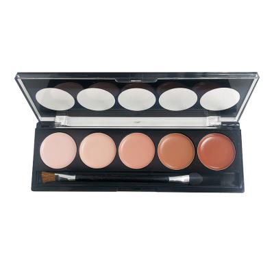 China New Moisturizer 5 Color Face Makeup Color Concealer Palette for sale