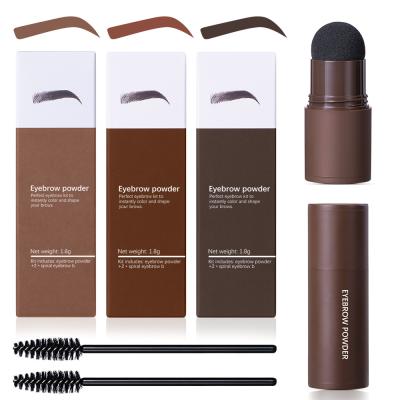 China One Step Waterproof Wholesale Eyebrow Powder With Long Lasting Eyebrow Brush Makeup Eyebrow Stamp for sale