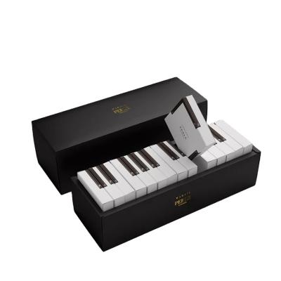 China Biodegradable Popular Black Shape Design Custom Piano Cardboard Packaging Box for sale