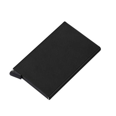 China Factory Direct Hot Selling RFID Anti-theft Aluminum Alloy Credit Card Automatic Automatic Box RFID Blocking Case Card Holder Wallet for sale