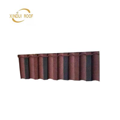 China Industrial High Quality Steel Stone Roof Tile Color Metal Coated Roof Tile for sale