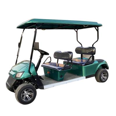 China New design electric golf cart club car with big container 10 inch for sale