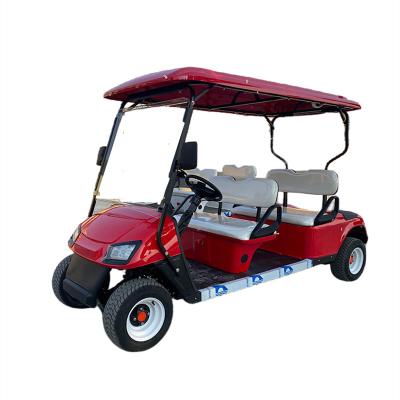 China Cheap Smart Controller Motorized Golf Carts Electric Golf Cart 4 Seater 10 Inch for sale