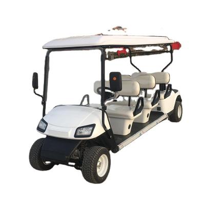 China 6 passenger golf trolley electric cart airport electric cart golf car club color 10 inch for sale