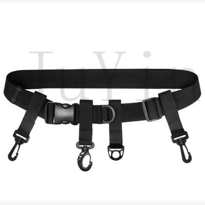 China Adjustable JuYin Fishing Wader Belt Kayak Surf Fishing Belt D-Ring Buckle Durable Outdoor Tactical Accessory Strap for sale