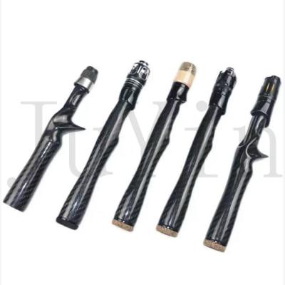 China JuYin DIY Durable Horse Muzzle Rod Road Sub Rod With Fuji One-Piece Casting Gun Handle Straight Grip Carbon Handle Grip Set for sale