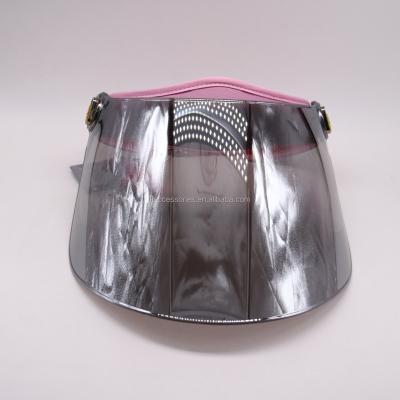 China Character New Arrival Chrome Hard UV Protection Anti Heat And Scratched Plastic Visor Cap PC Visor Cap Shield for sale