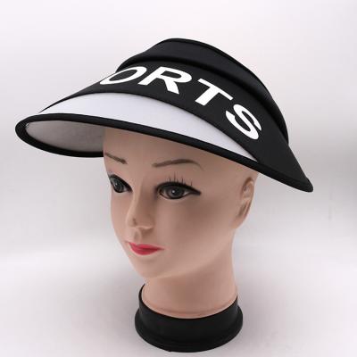 China 2019 New Design Character Soft Plastic Visor Hat Anti UV Sports Hat for sale