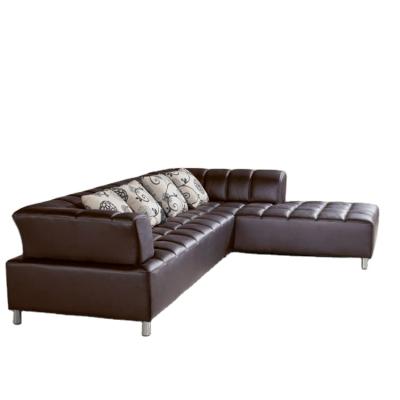 China Modular Waiting Room Sofa Set L Shaped Furniture Black Corner Sofa for sale