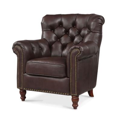 China Modular Modern Single Sofa Chair Leather Living Room Chair for sale