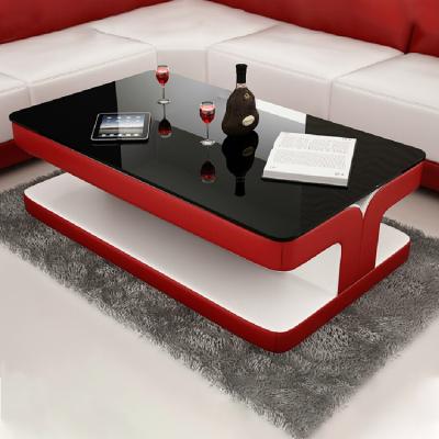 China Simple creative tempered glass lacquer coffee table fashion tea table (the other) adjustable living room TV cabinet for sale