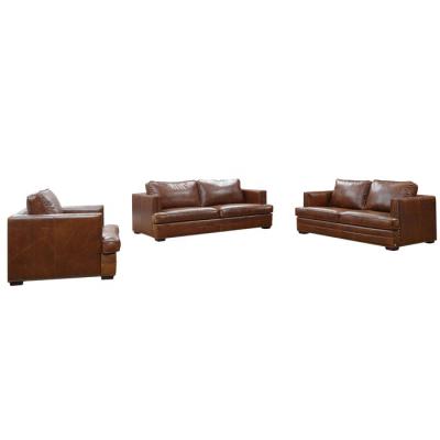 China Modular Sofa American Design Leather Sofa Set 5 Seater Sofa For Home for sale