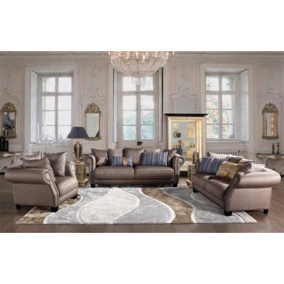 China Modular Top Leather Sofa Furniture Living Room Sofa Set for sale